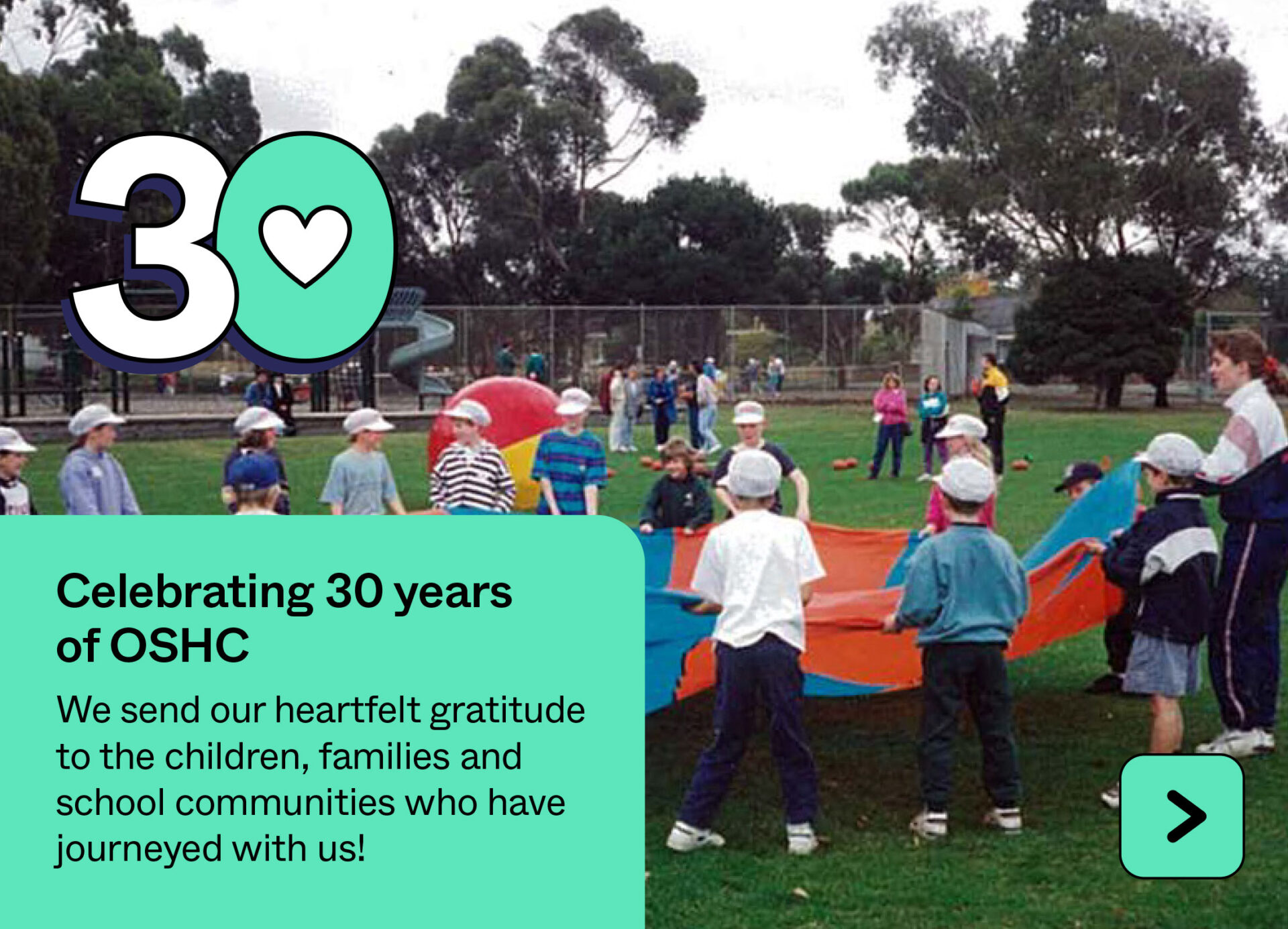 30 years of OSHC | Camp Australia