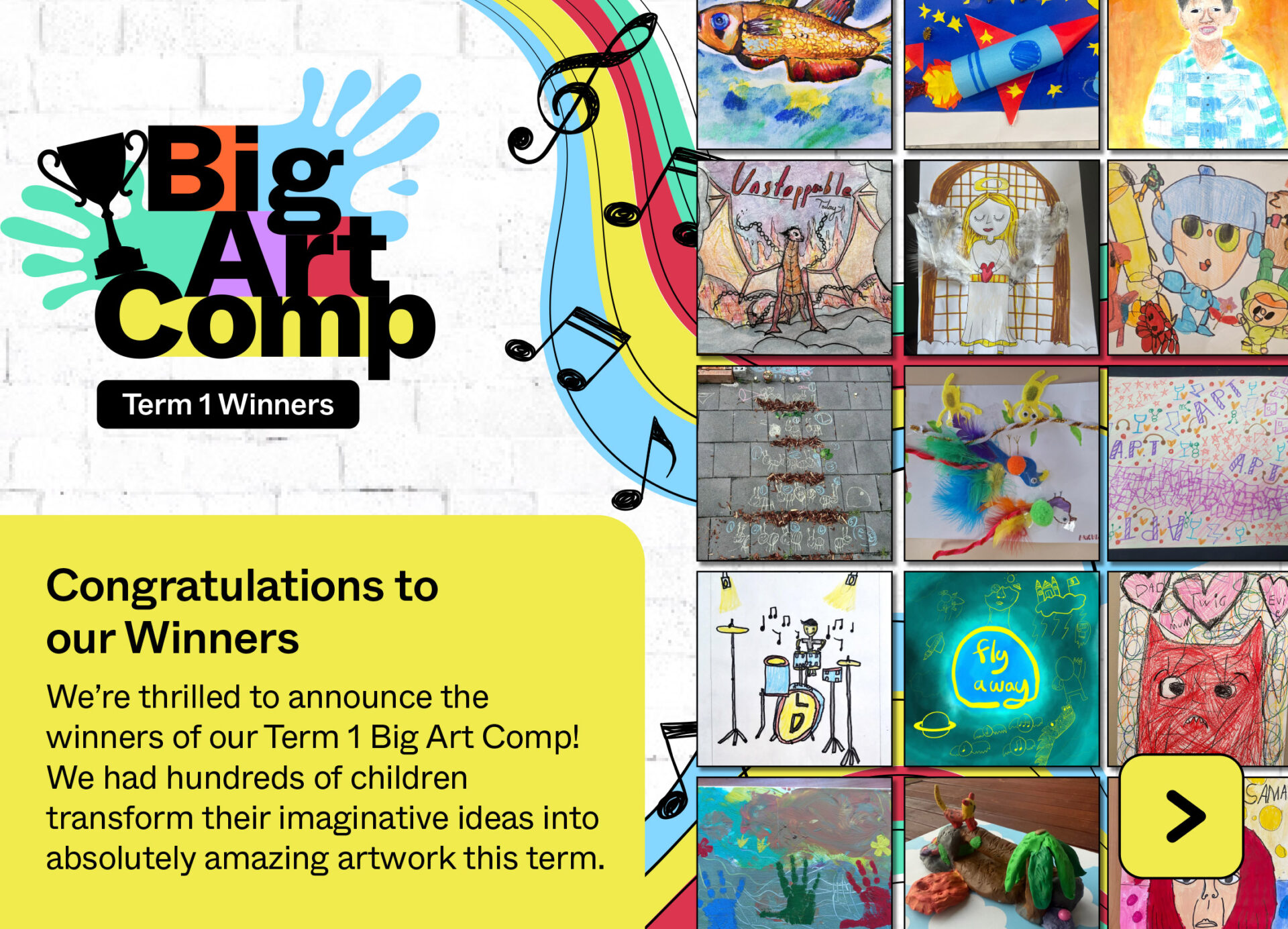 Big Art Comp winners | Camp Australia